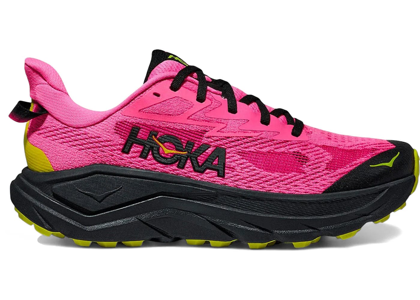 Hoka One One Challenger 8 Neon Rose Black Womens