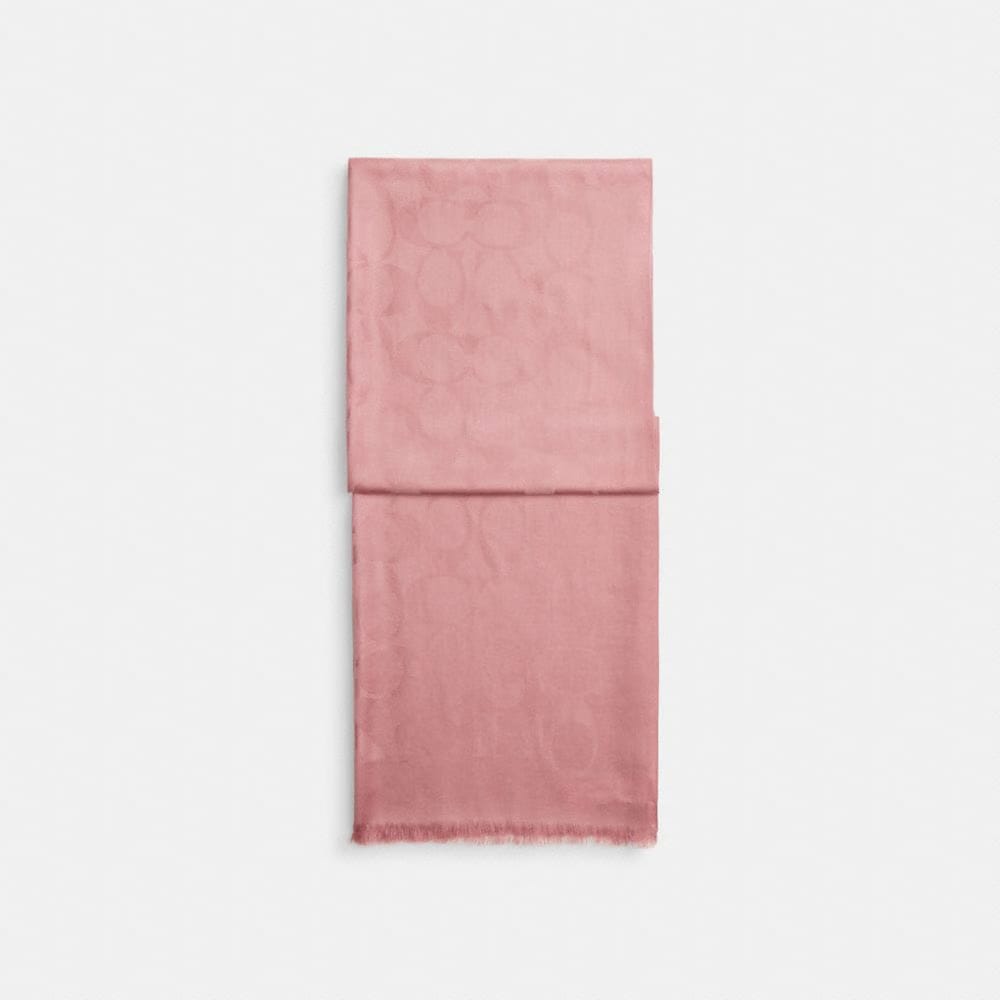 Coach Signature Wrap True Pink