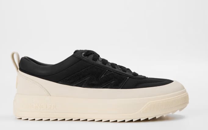 MONCLER Men's Low Trainers 'Black 999'