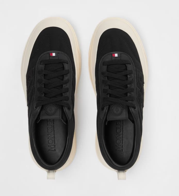 MONCLER Men's Low Trainers 'Black 999'