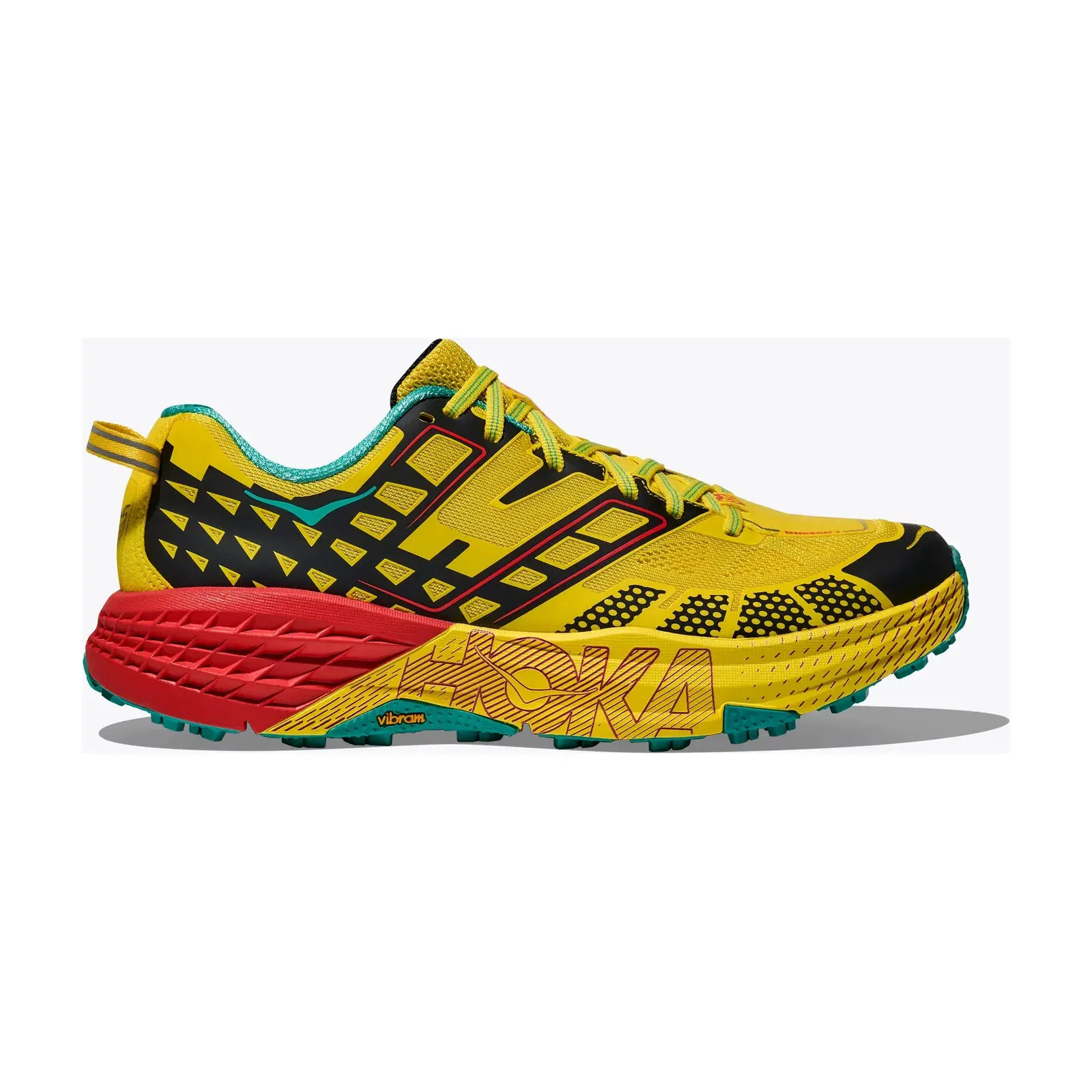 Hoka Speedgoat 2 Sour Lemon Black