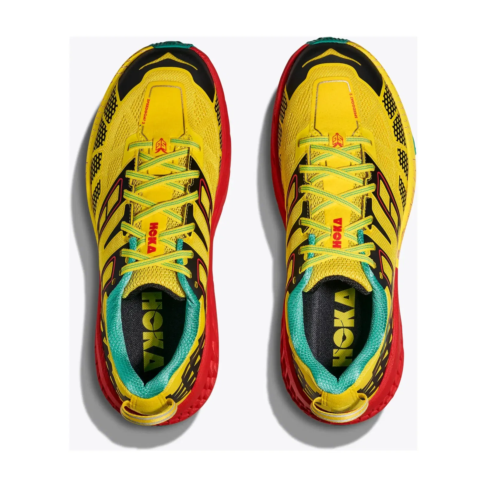 Hoka Speedgoat 2 Sour Lemon Black