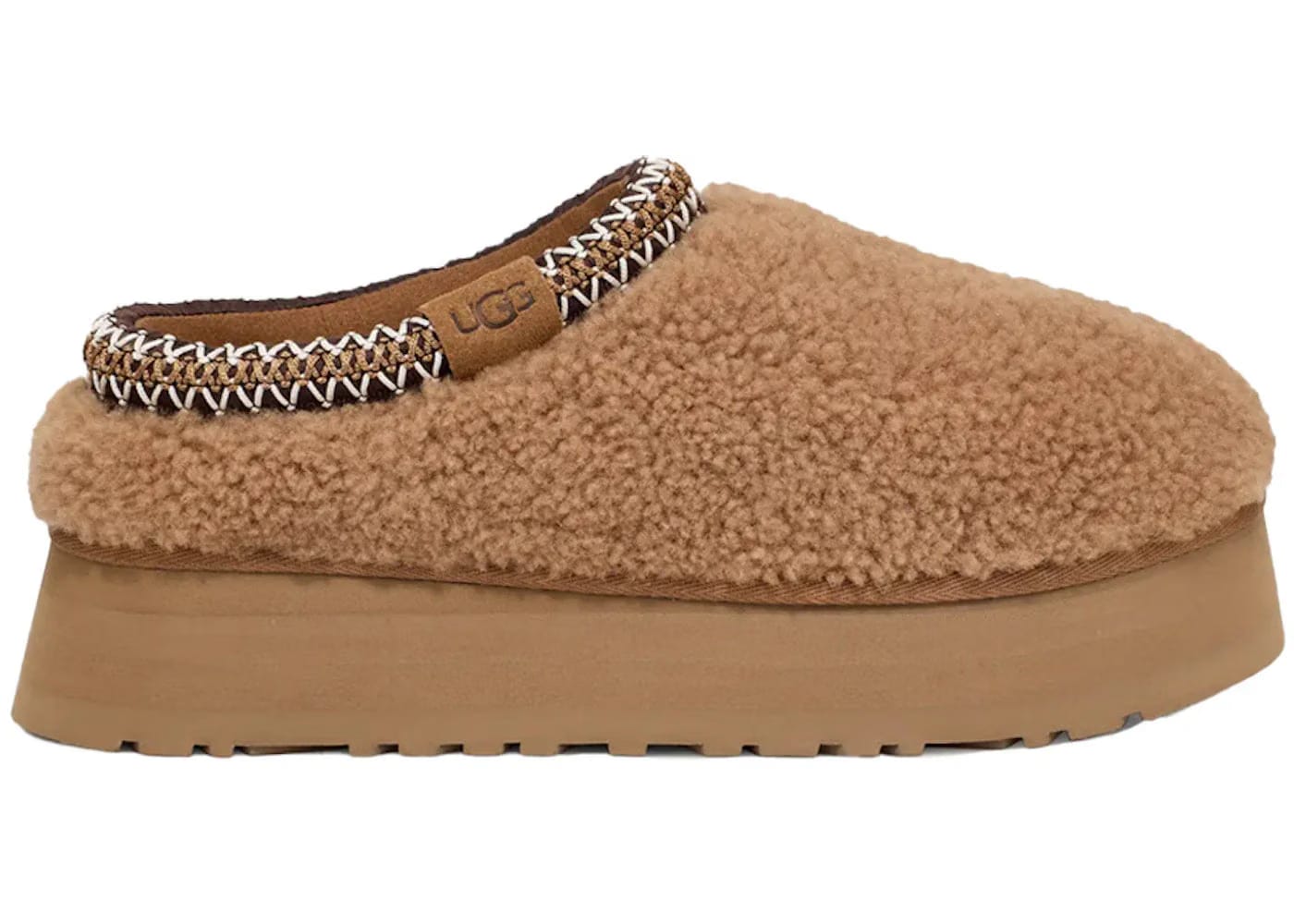 Ugg Tazz Slipper Maxi Curly Chestnut Womens
