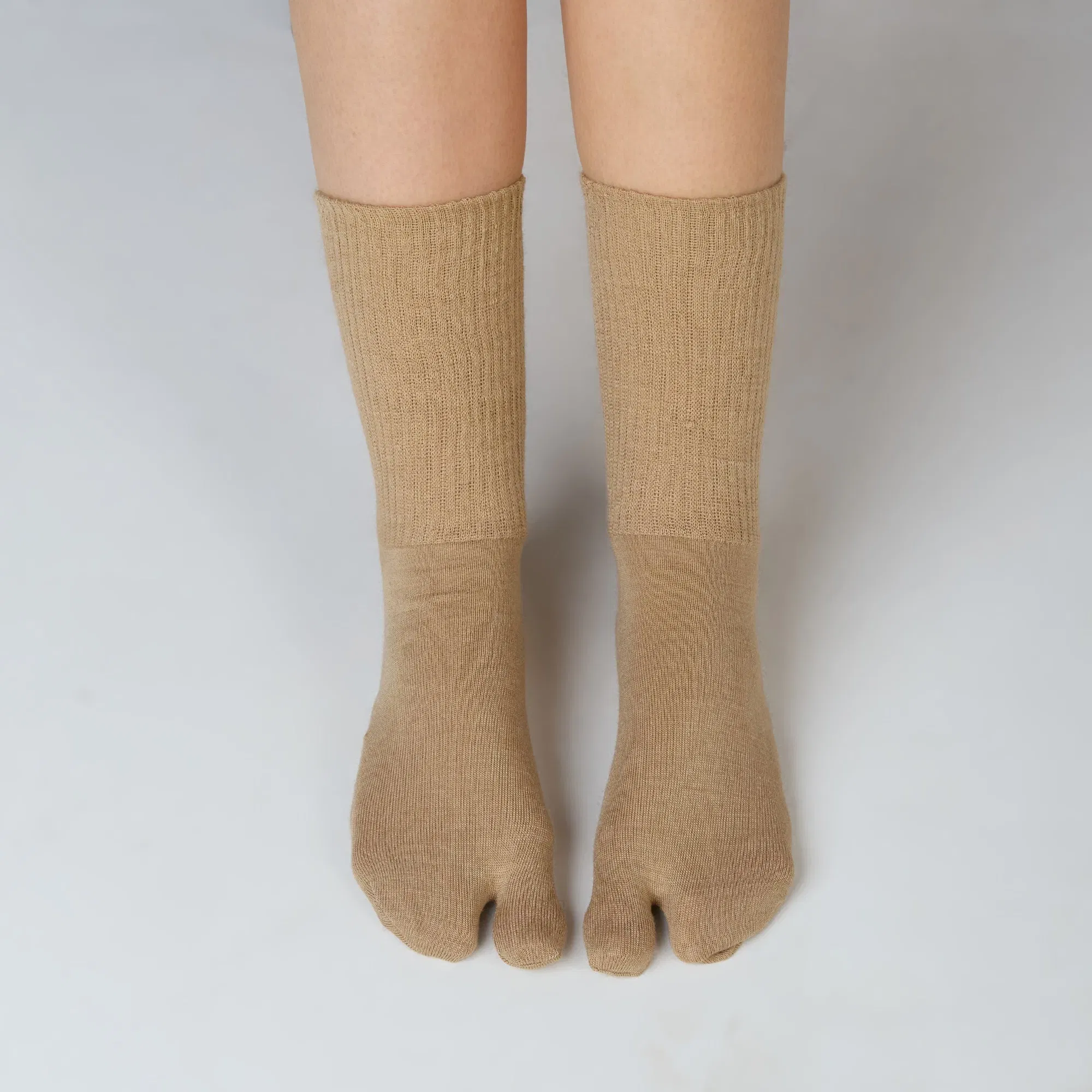 Women’s Solid Woollen Toe Socks