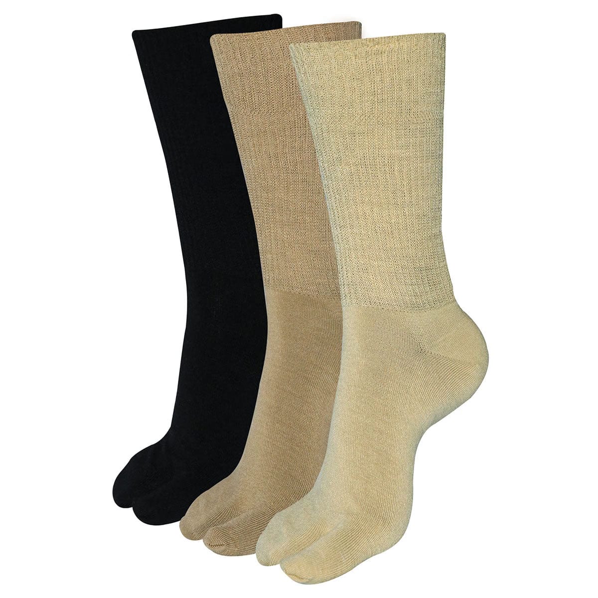 Women’s Solid Woollen Toe Socks