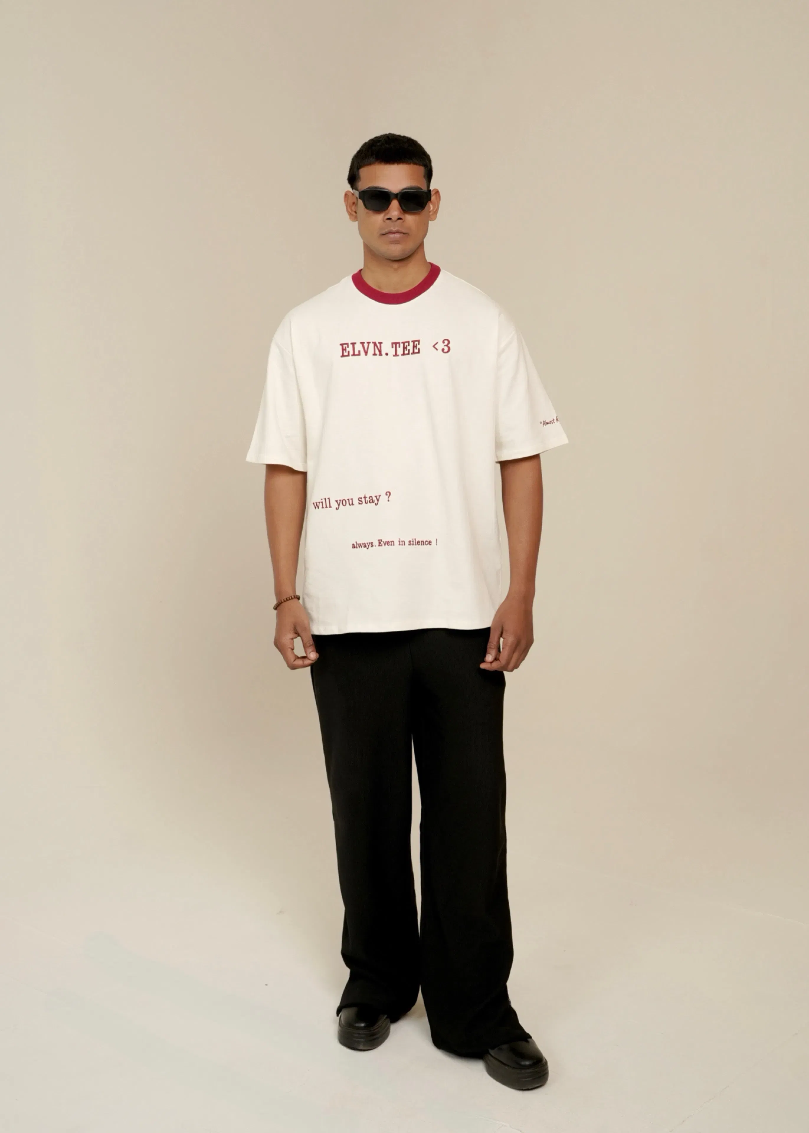 ‘QUIET PROMISE’ TEE | OFF WHITE