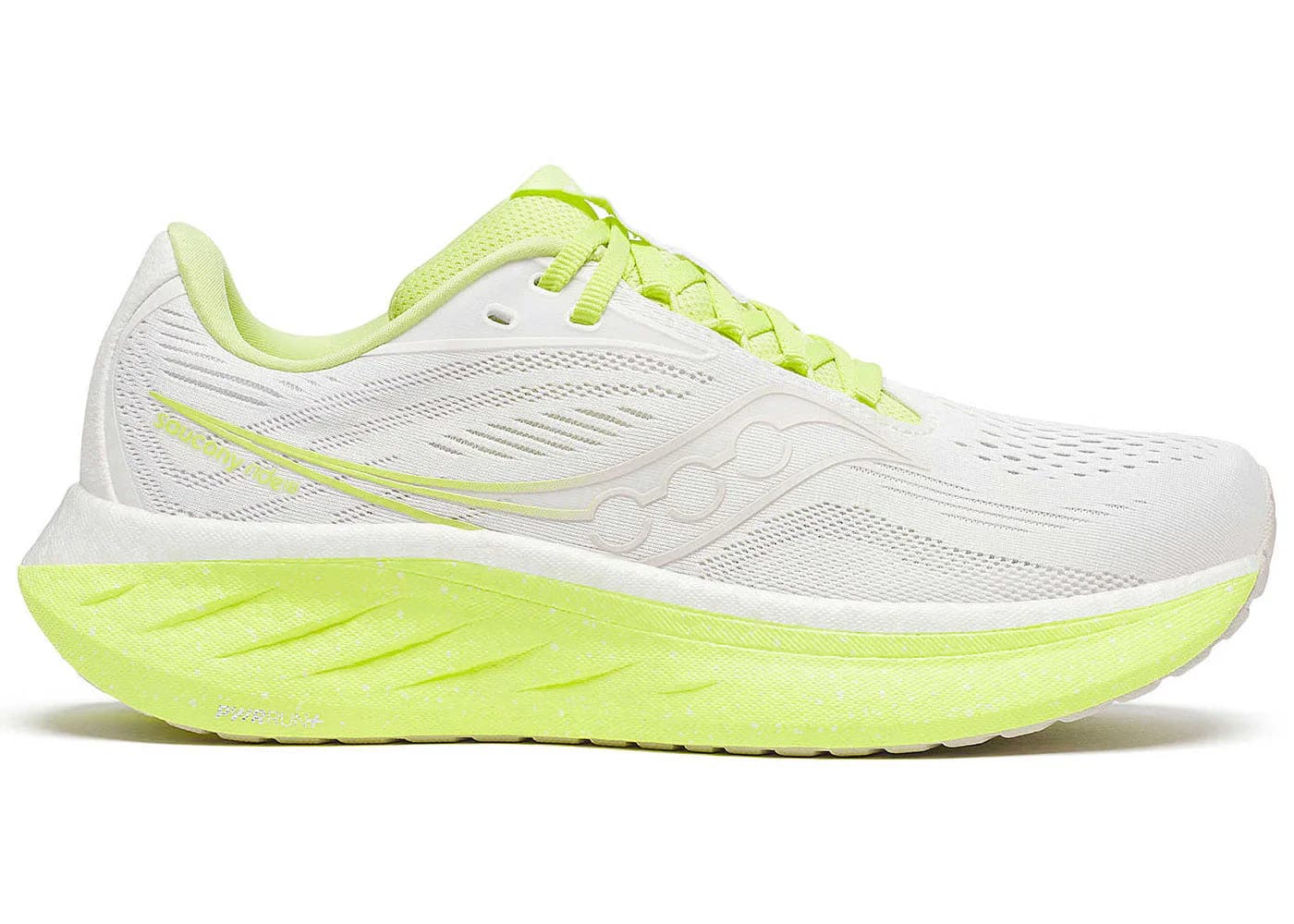Saucony Ride 18 White Sunny Womens
