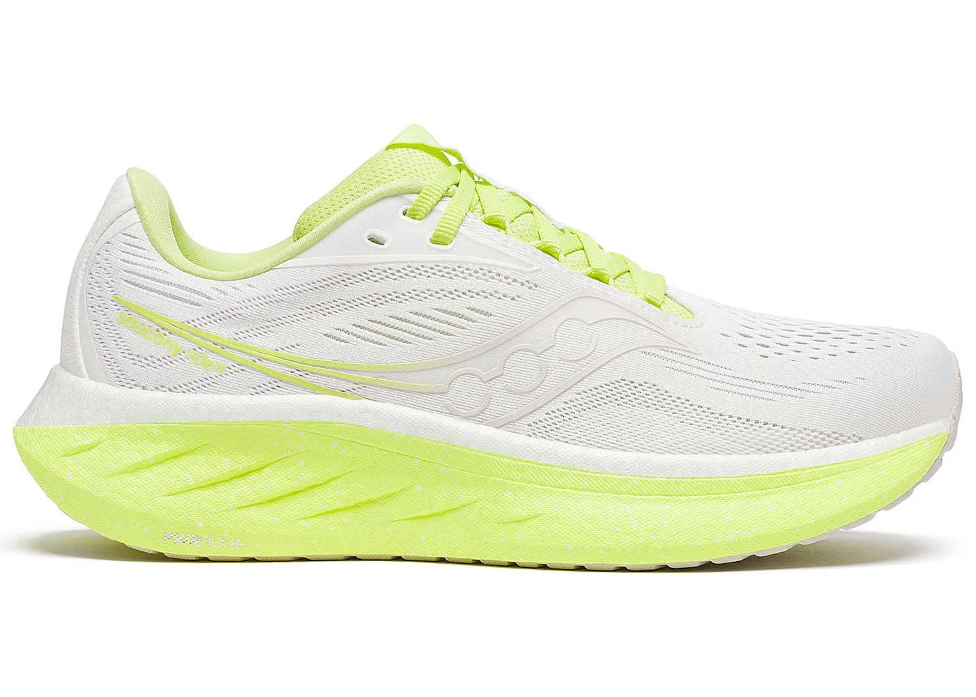 Saucony Ride 18 White Sunny Womens