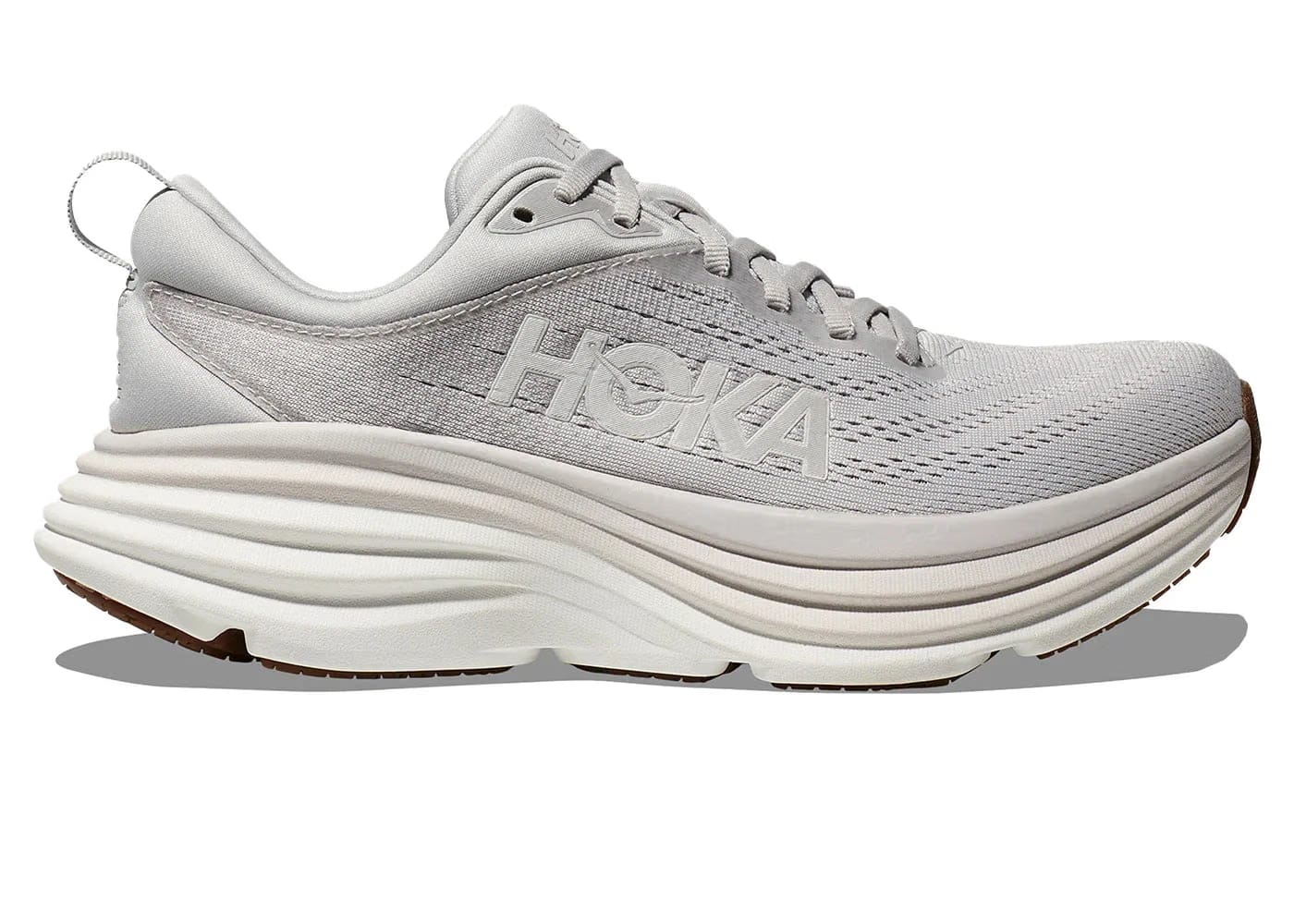 Hoka One One Bondi 8 Lunar Rock Nimbus Cloud Womens