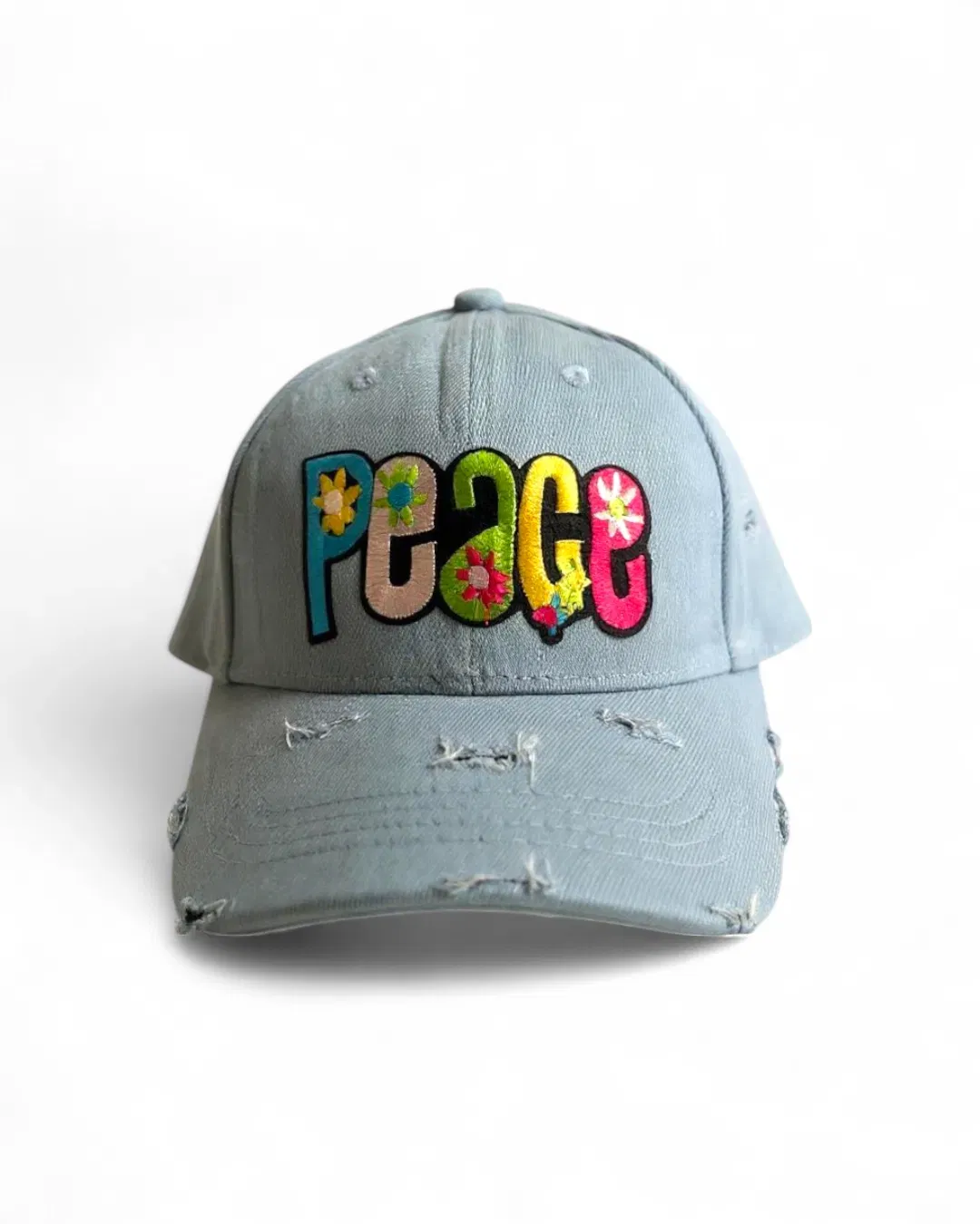 Peace - Blue Denim Cap