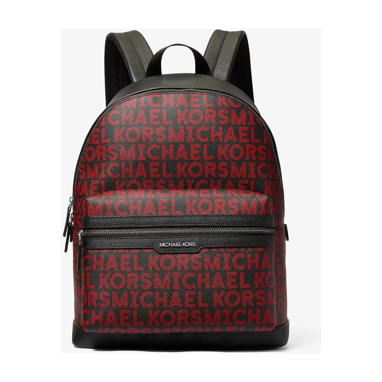 Michael Kors Cooper Medium Graphic Logo Backpack Bright Red
