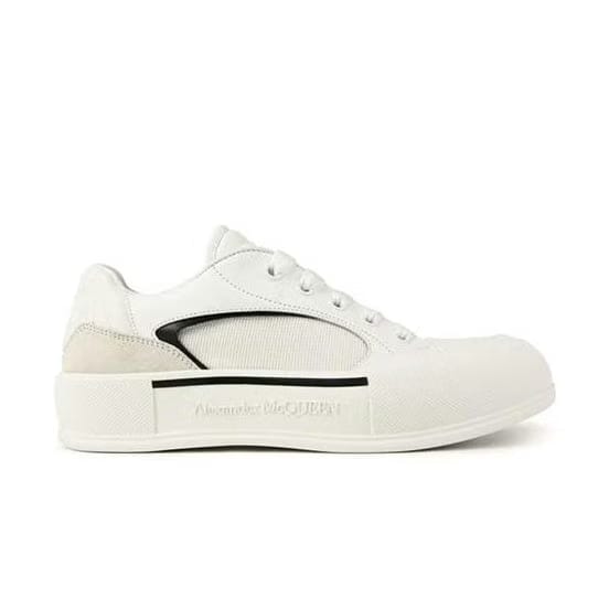ALEXANDER MCQUEEN Deck Sneakers white