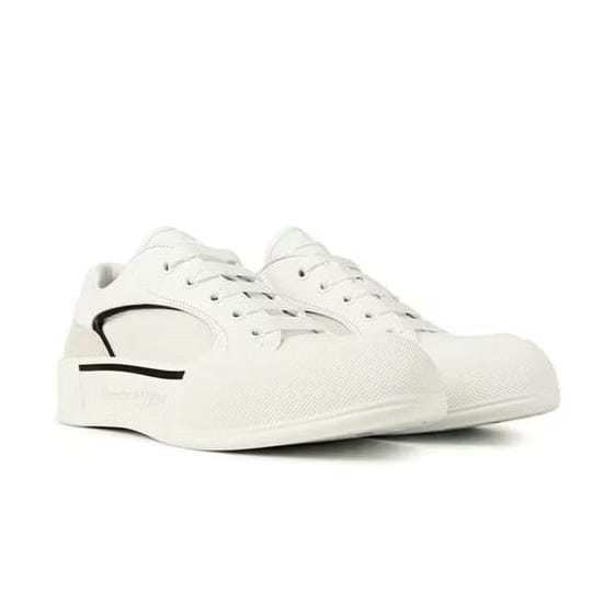 ALEXANDER MCQUEEN Deck Sneakers white