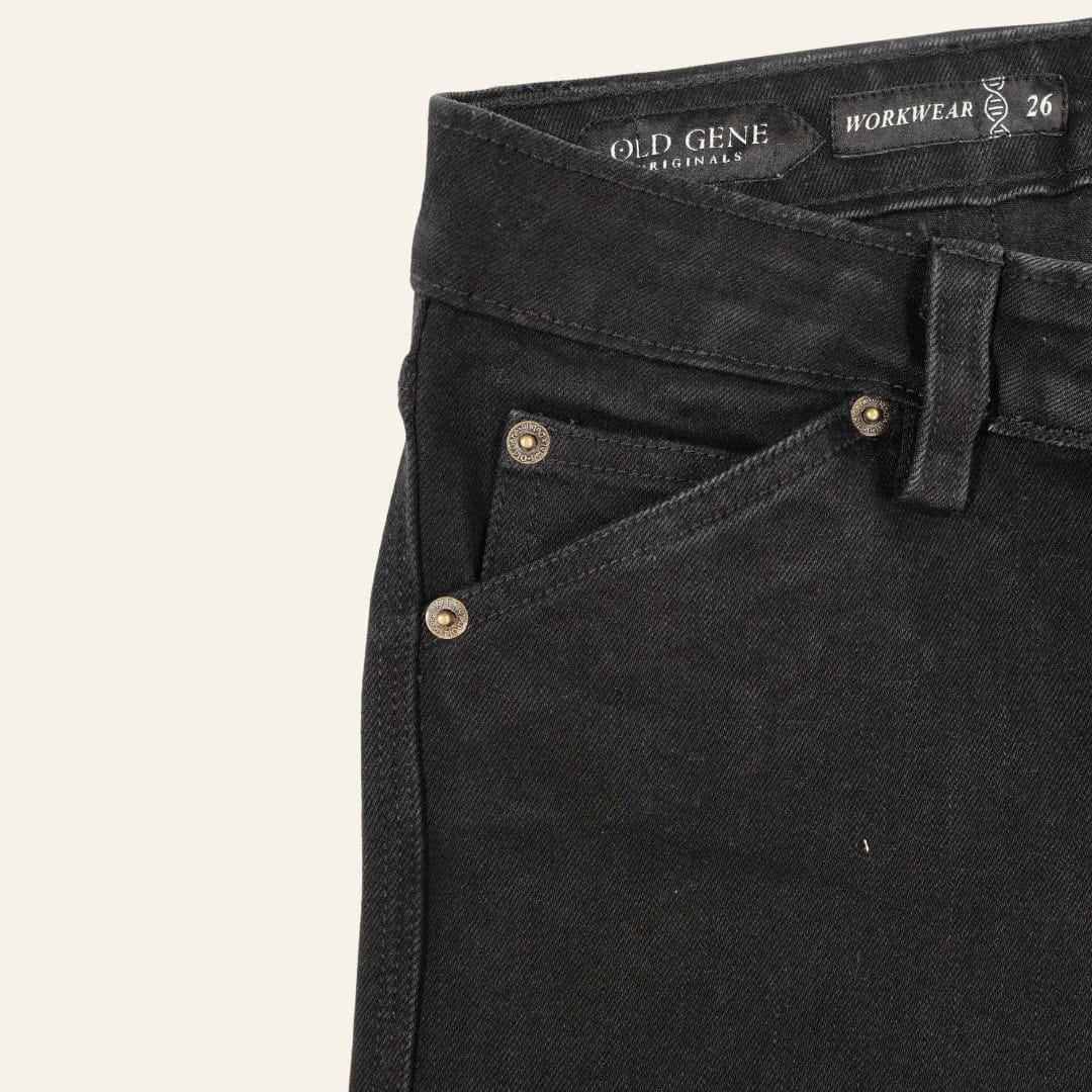 Women's Black Jeans - Gold Rush