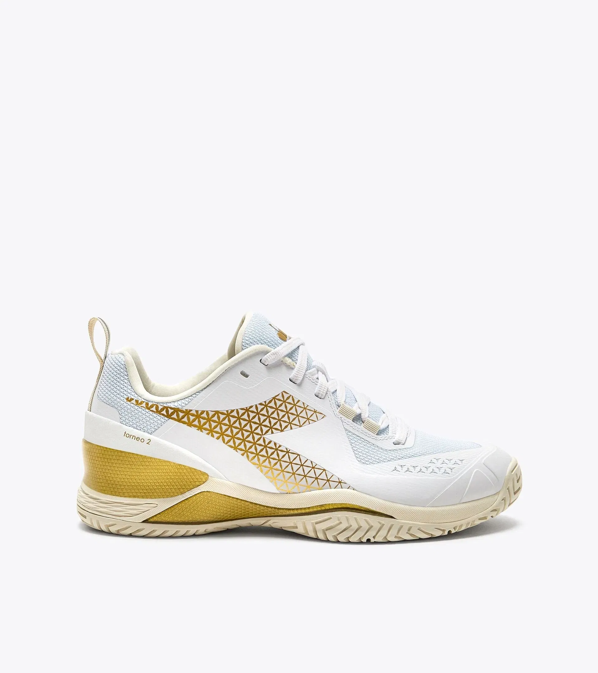 Diadora Blushield Torneo 2 W Ag White/Gold