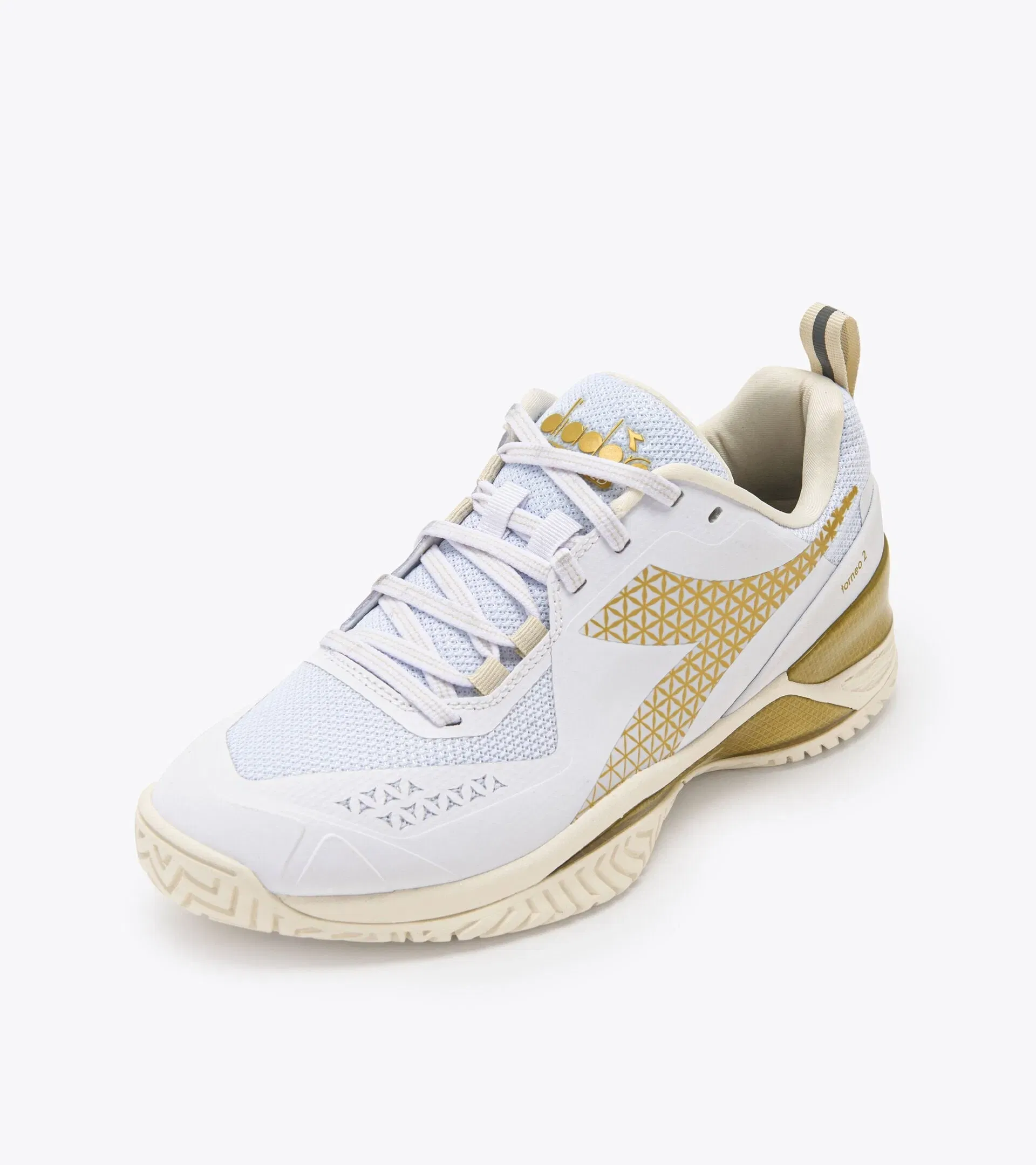 Diadora Blushield Torneo 2 W Ag White/Gold
