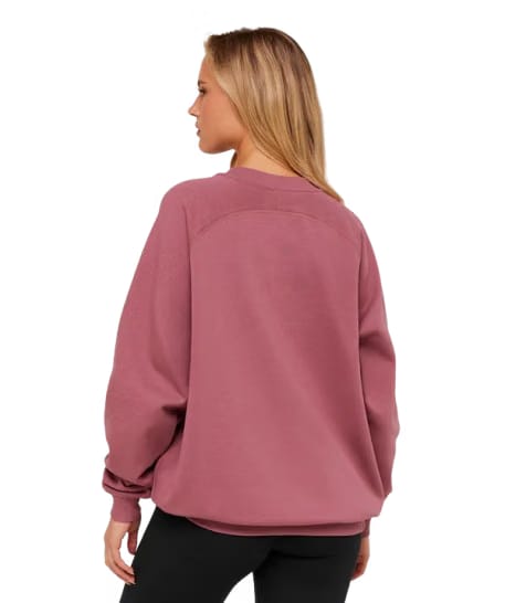 Women's Gymshark Training Oversized Fleece Sweatshirt Reset Pink