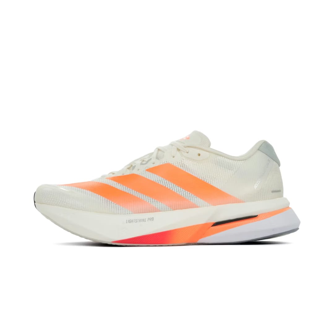 adidas Adizero Boston 13 Off White Lucid Orange Grey