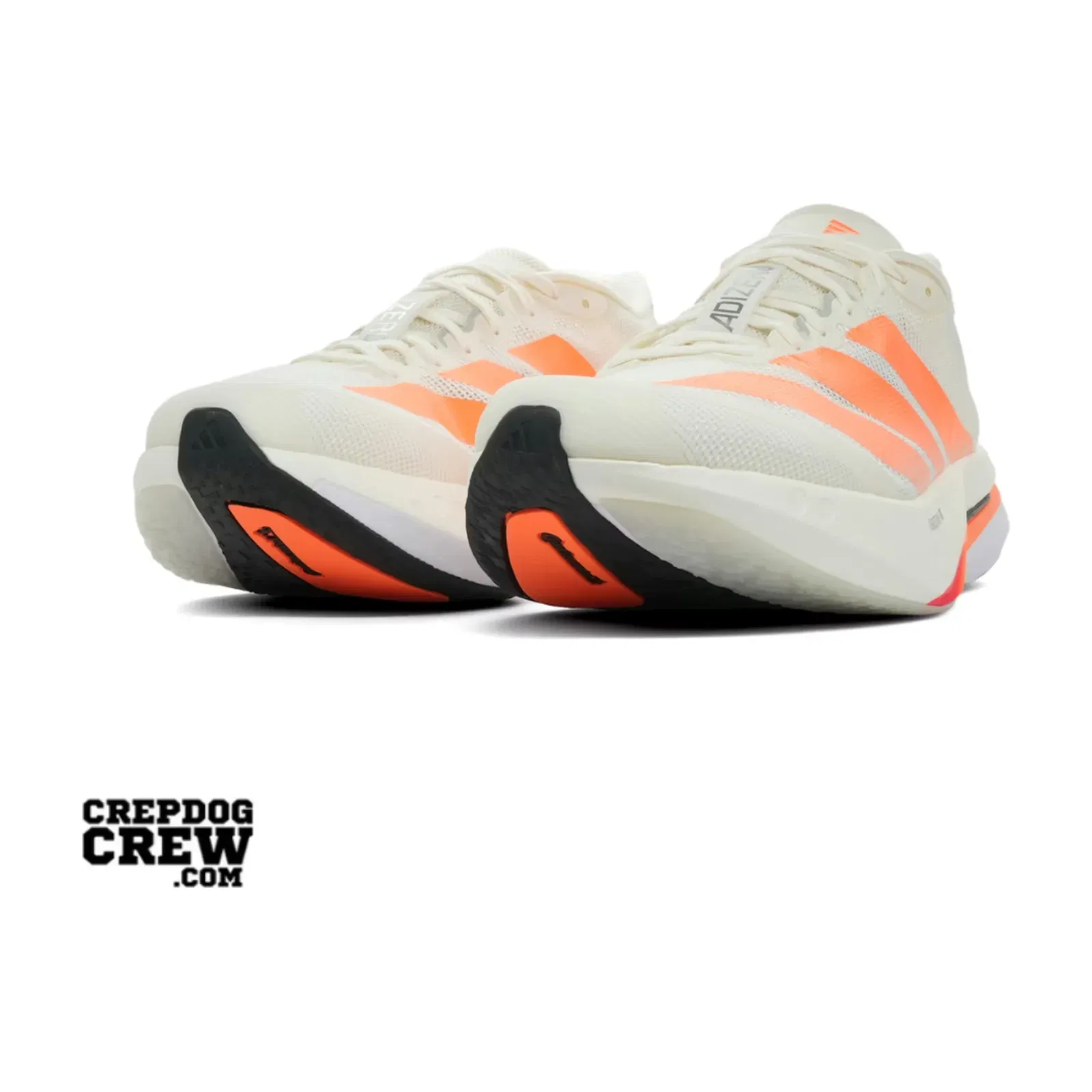 adidas Adizero Boston 13 Off White Lucid Orange Grey