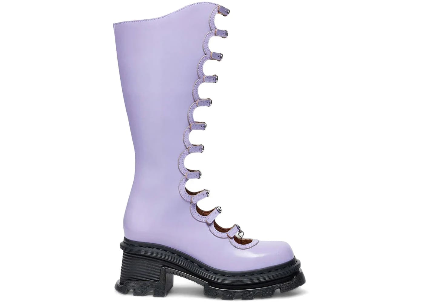 Dr. Martens Kiki Boots Marc Jacobs Bright Lavender Buttero Womens