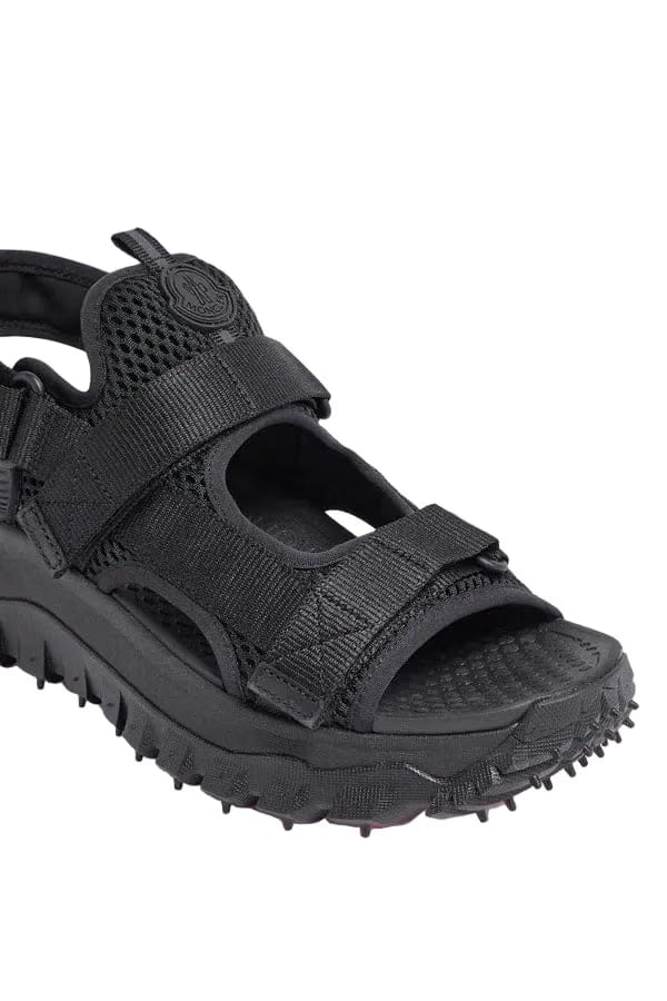 Moncler Trailgrip Vela Sandals Black