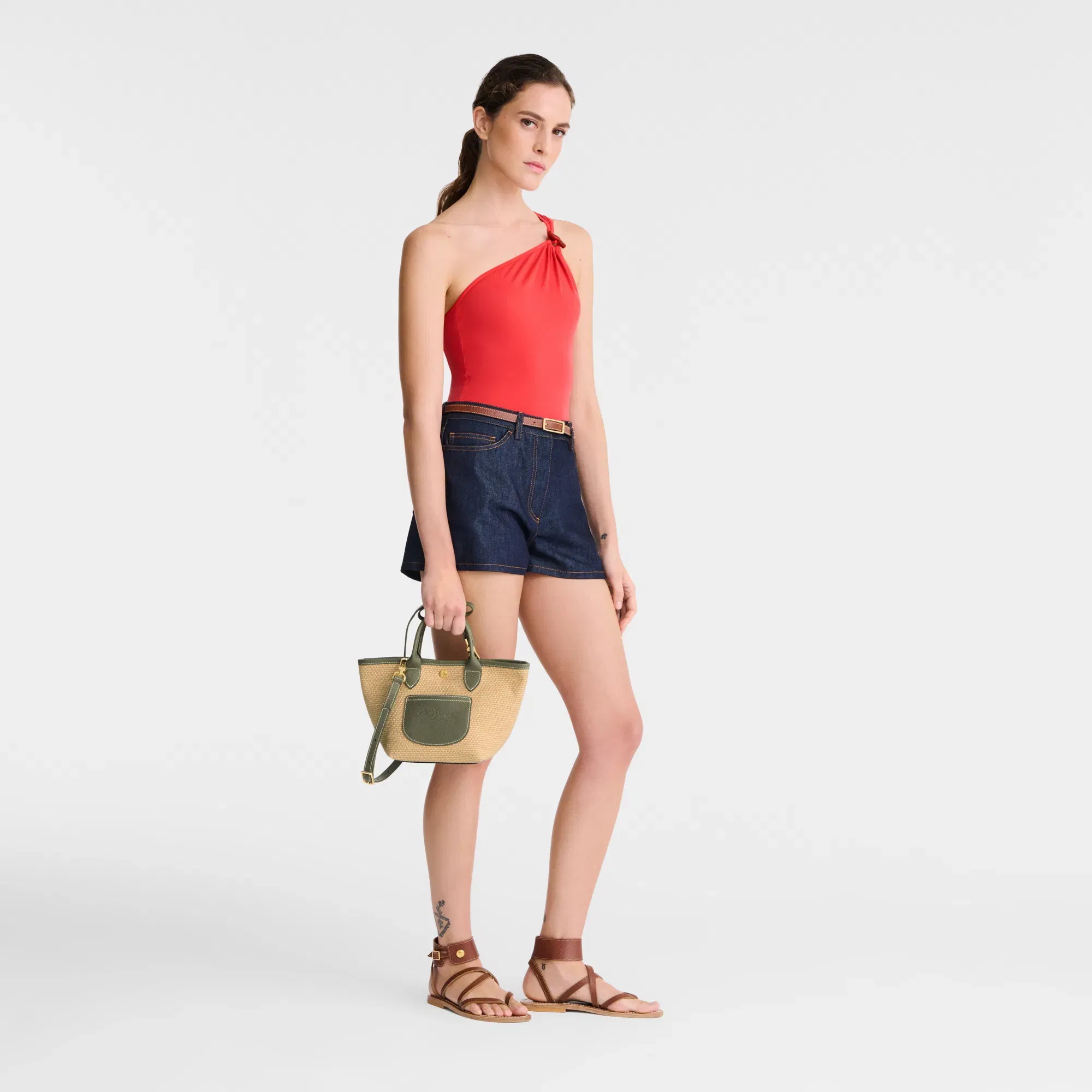 Longchamp Le Pliage Collection XS Basket bag Artichoke