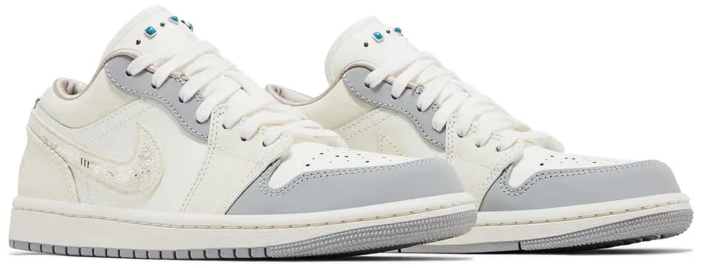Wmns Air Jordan 1 Low 'Sail Soft Pearl Sequins'