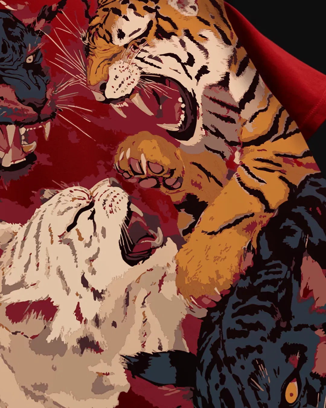 RIVAL ROAR TIGER RED T-Shirt