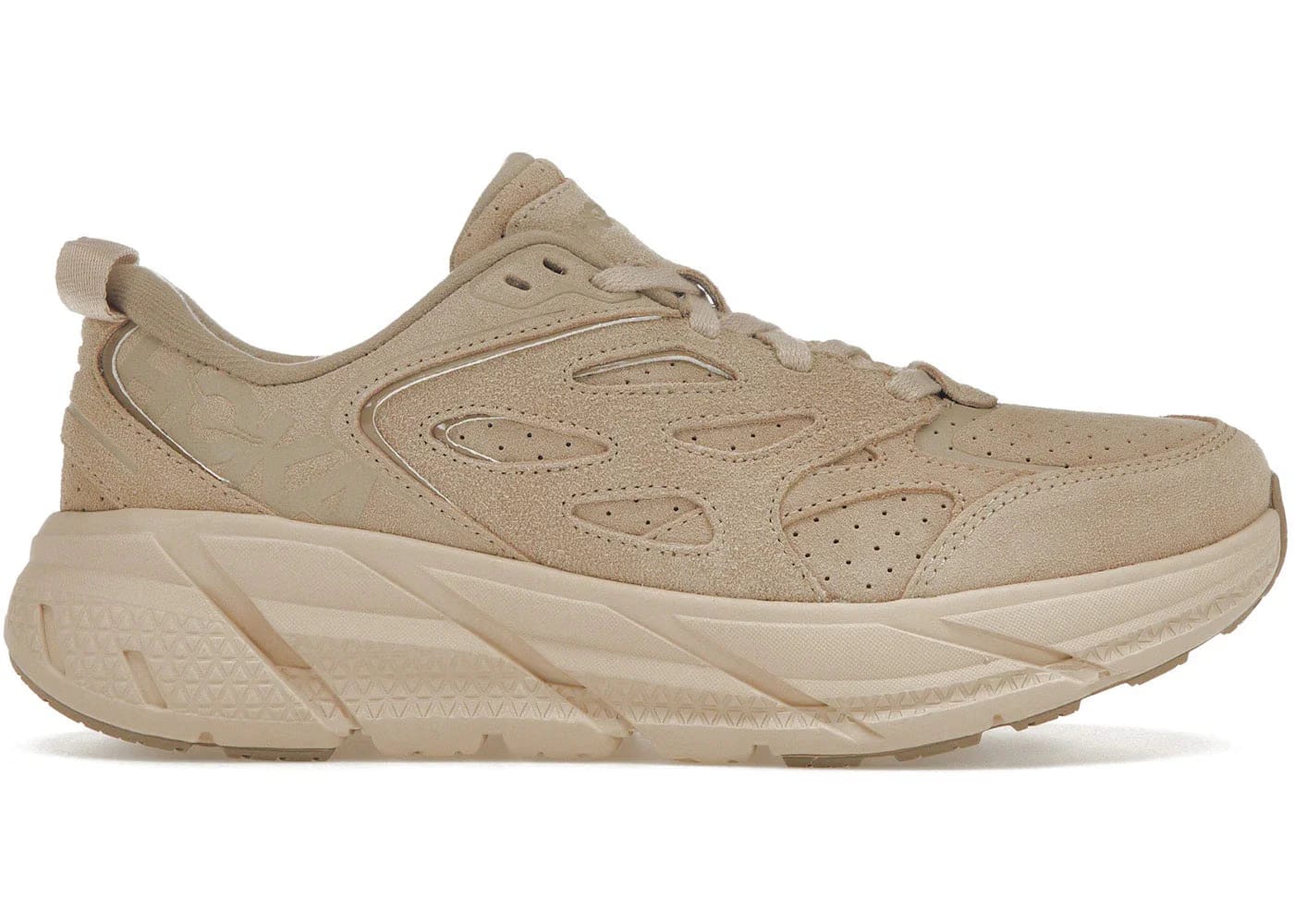 Hoka One One Clifton L Suede Shifting Sand Dune All Gender