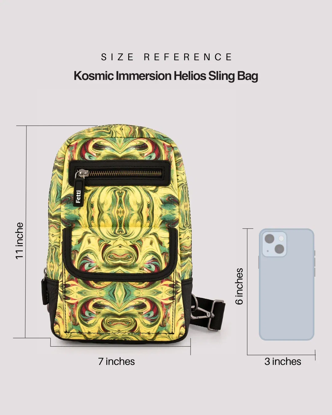 Kosmic Immersion Sling Bag- Helios Women