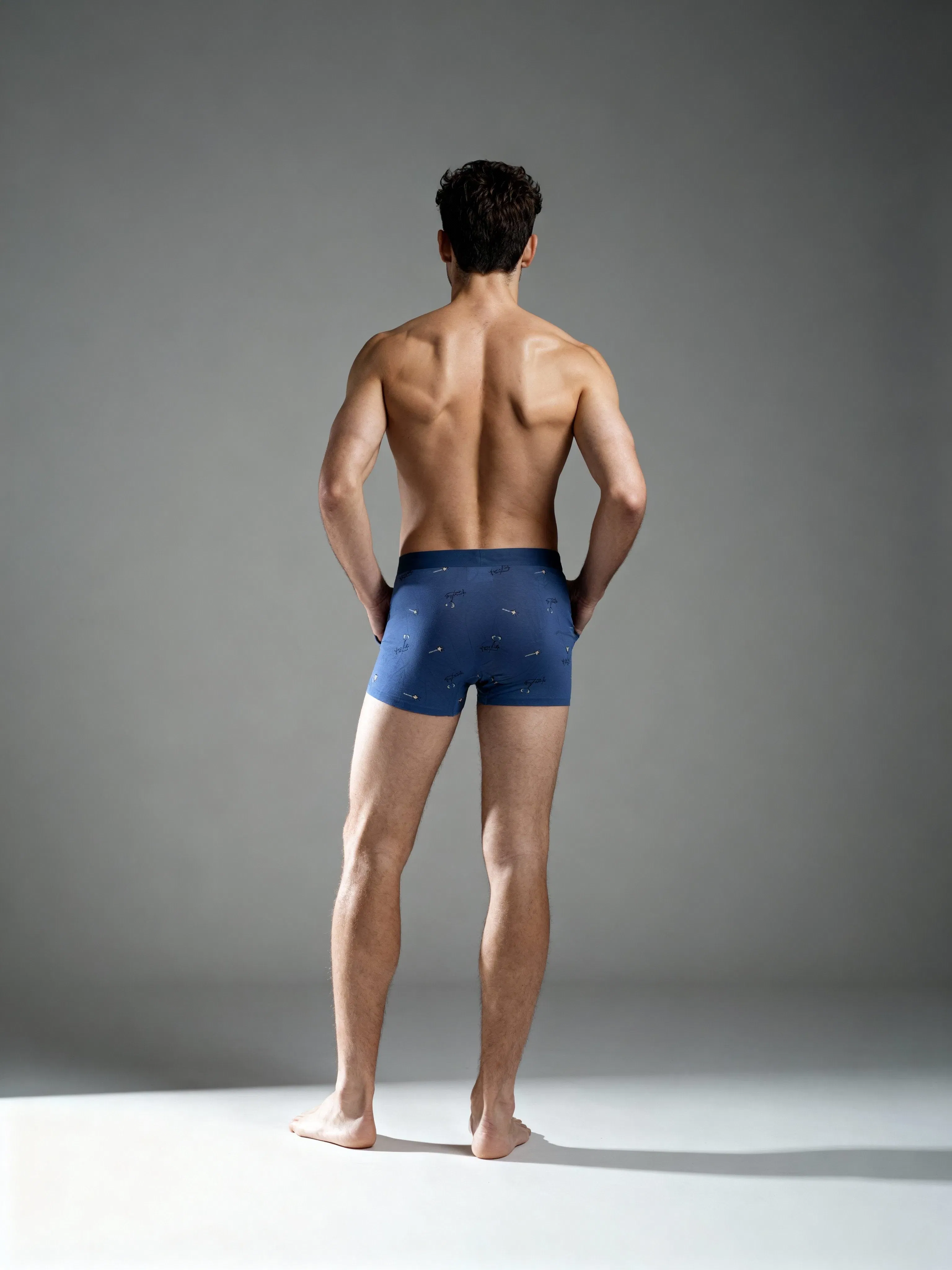 Men V Walks Starz printed Luxury Elastic Trunk by Manaca