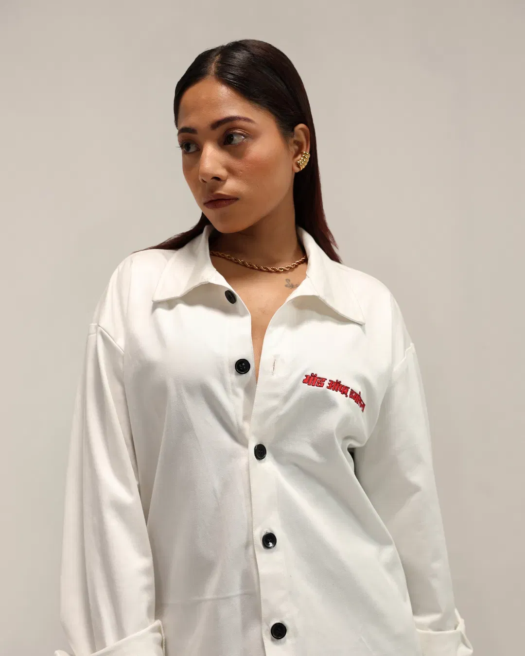 ANANT MUKHA RELAXED OVERSHIRT