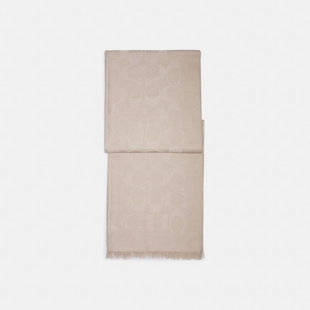 Coach Signature Wrap Oatmeal