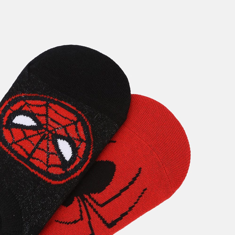 Men’s Spiderman Themed Sneaker Socks