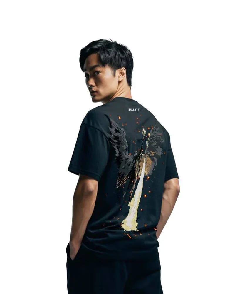 PYRO BLACK OVERSIZED T-SHIRT