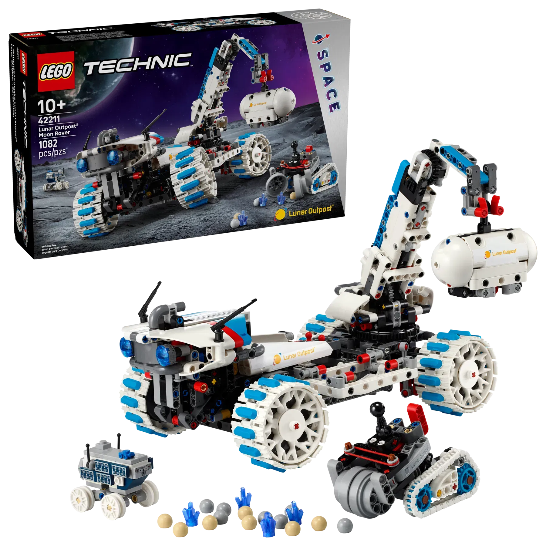 Lego Lunar Outpost Moon Rover Space Vehicle