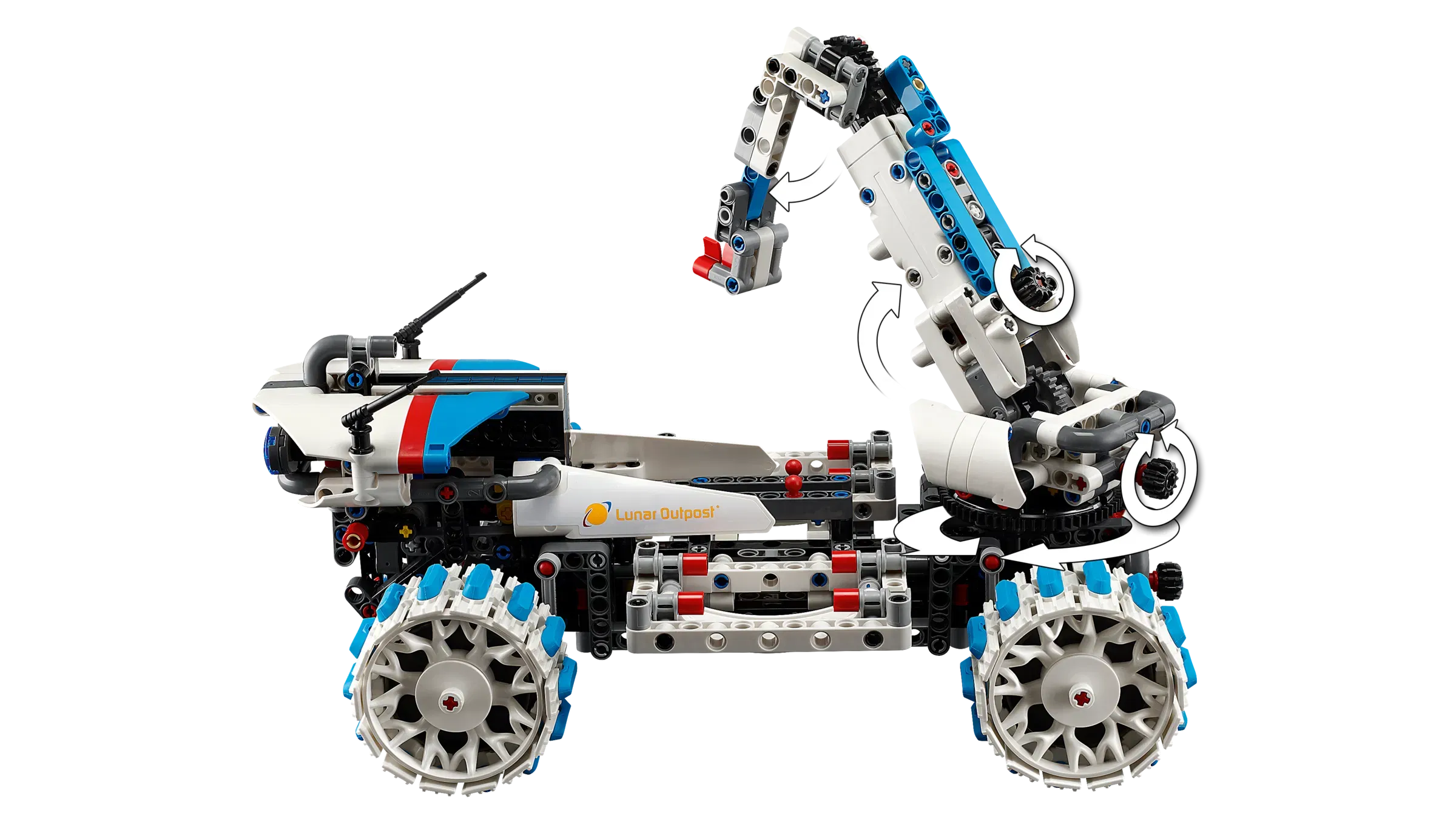 Lego Lunar Outpost Moon Rover Space Vehicle