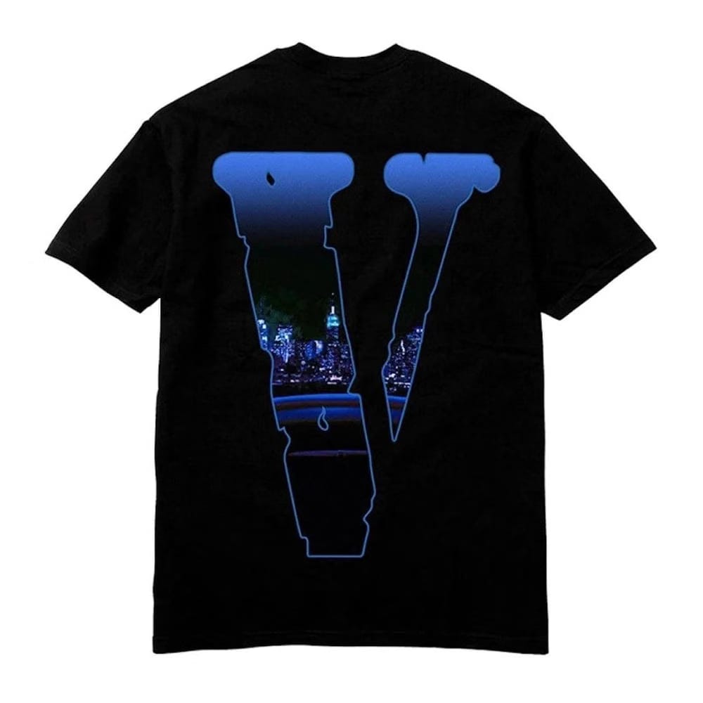 Pop Smoke x Vlone Armed And Dangerous T-shirt Black
