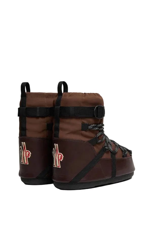 Moncler Moon Boot x Moncler Grenoble Icon Low Padded Snow Boot Brown