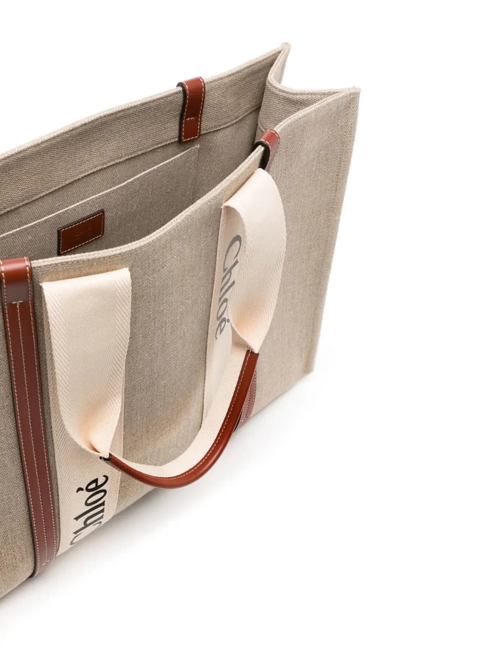 large Woody cotton tote bag