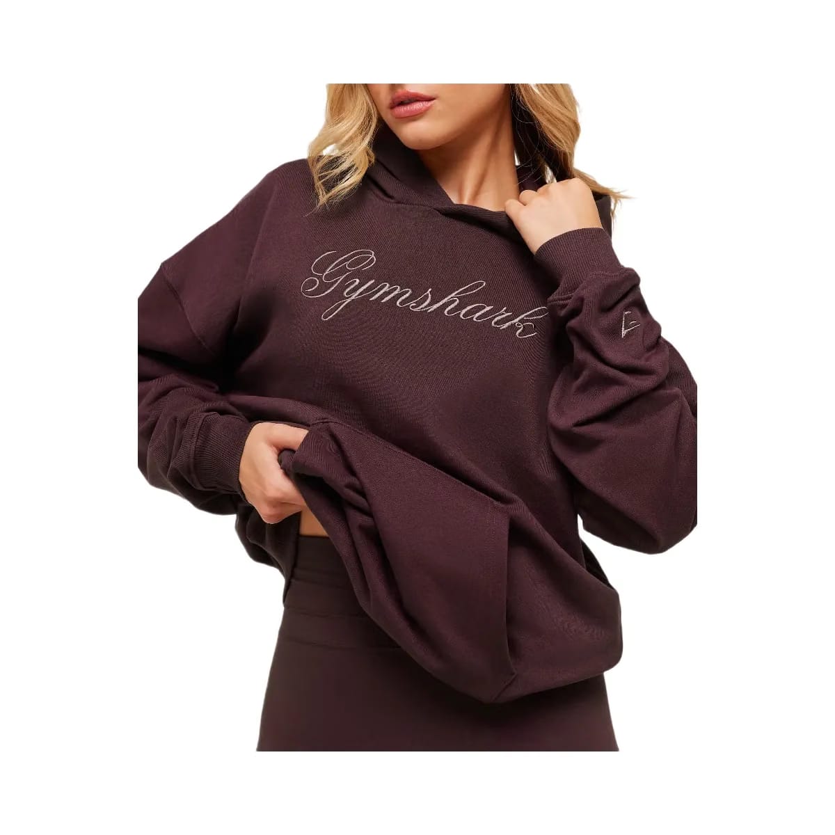 Gymshark All Seasons Graphic Hoodie - GS Cherry Purple