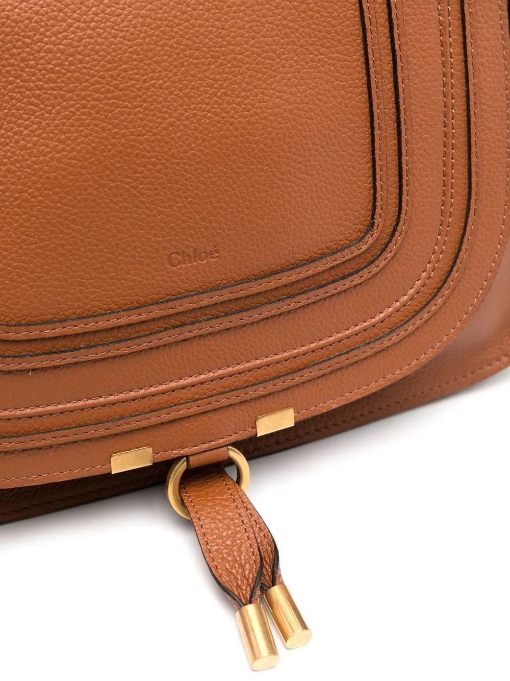 Marcie grained-leather tote bag
