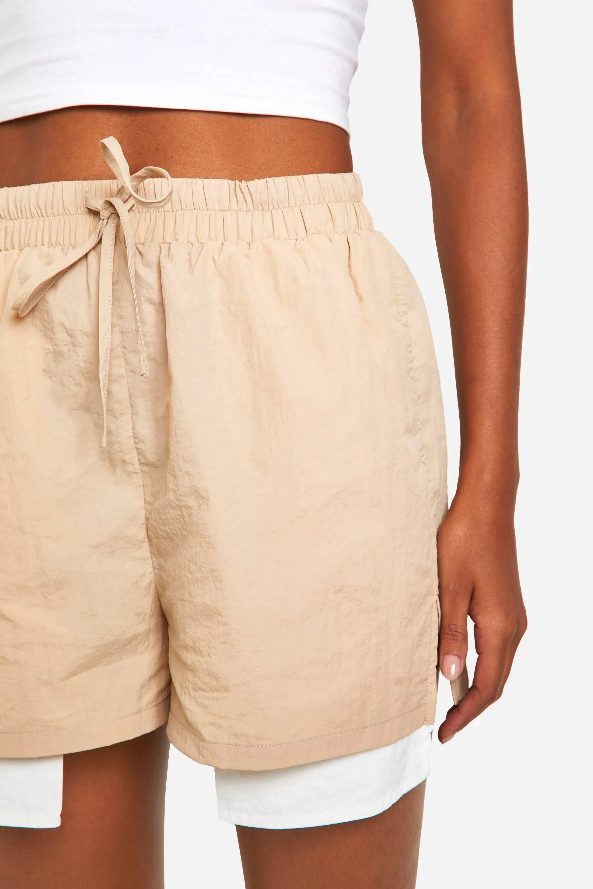 Tall Woven Pocket Detail Shorts