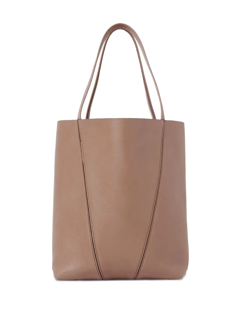 medium Spin leather chain-detail tote bag