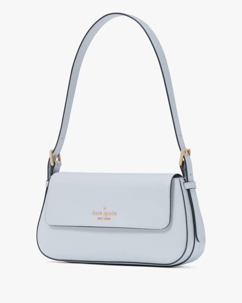 Madison Saffiano Leather Small Flap Shoulder Bag