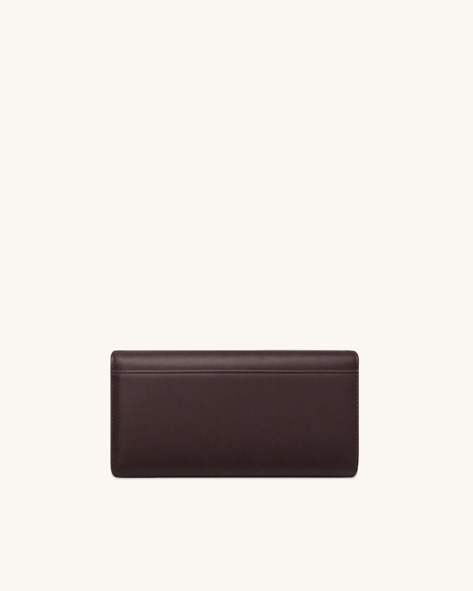 Seren Flap Long Wallet - Black