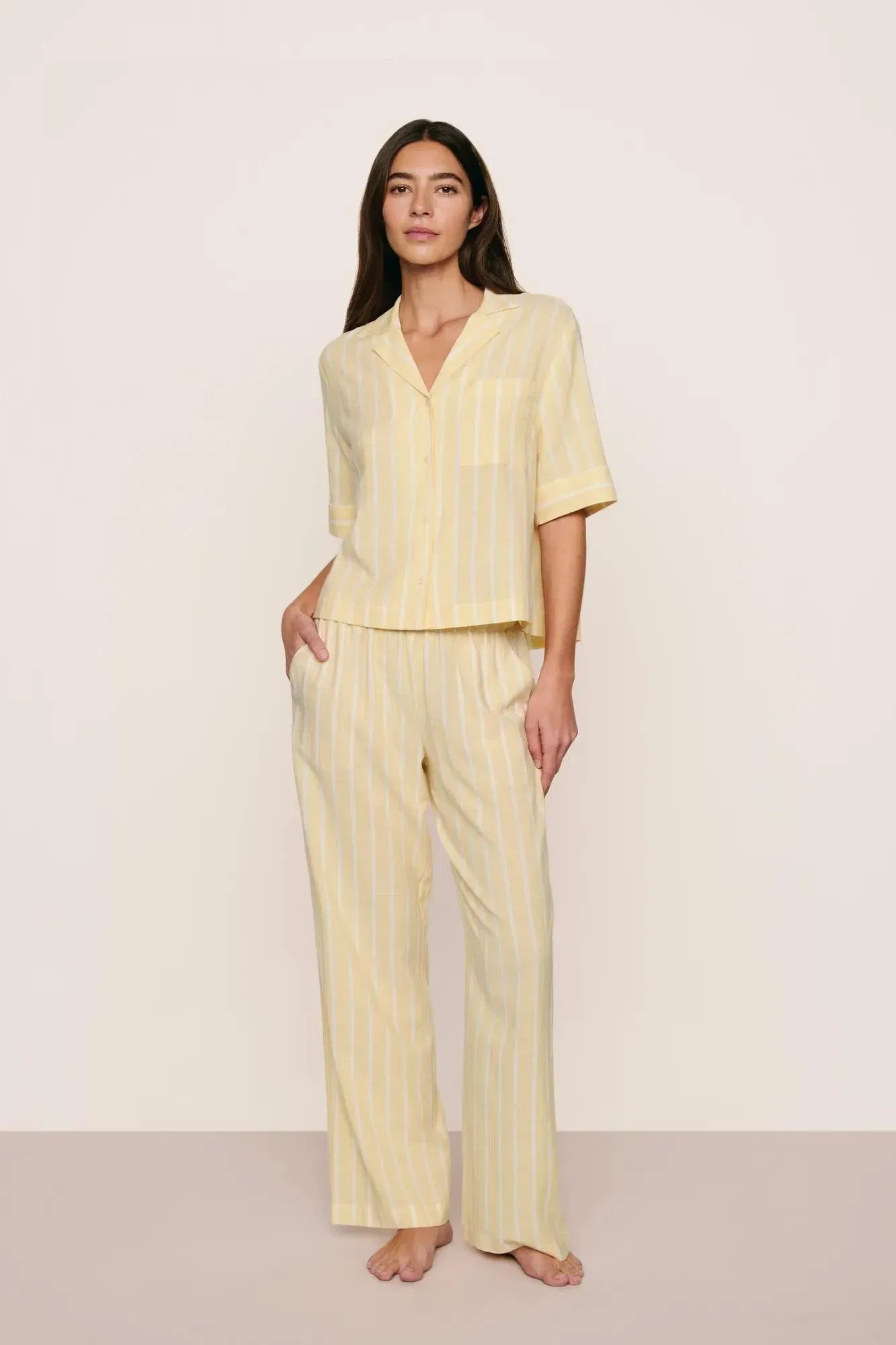 Nautico Relaxed Short Sleeve & Pant PJ Set