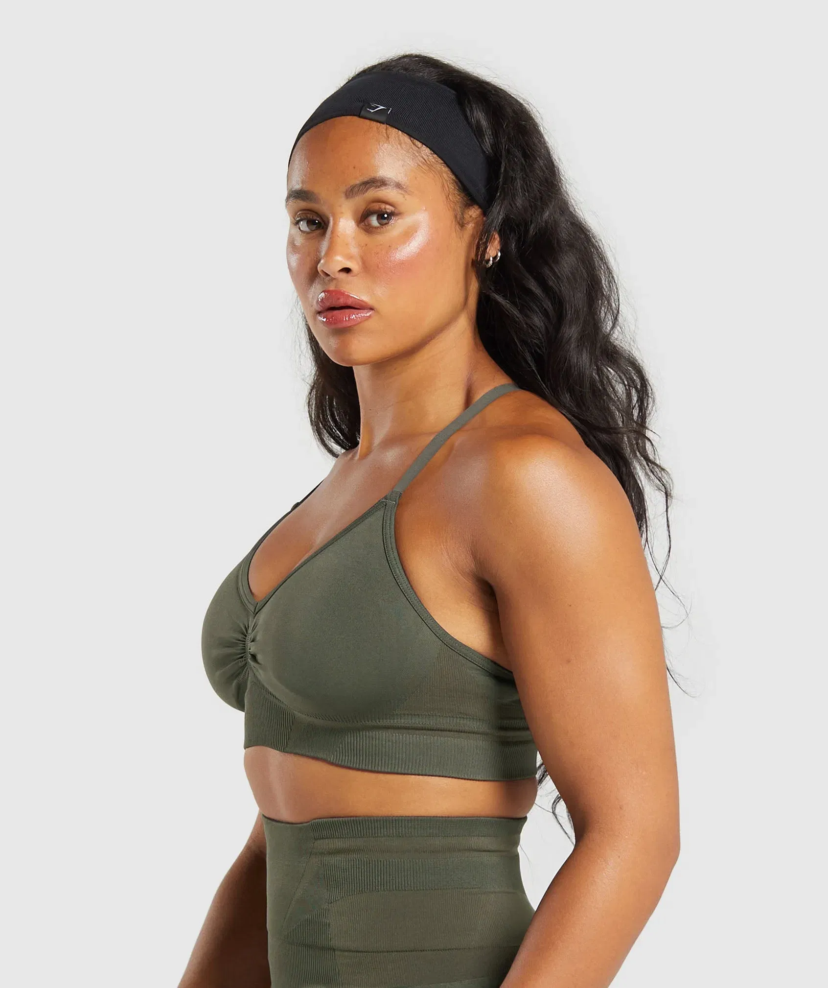 Gymshark Boost Bra - Strength Green/Weighted Green