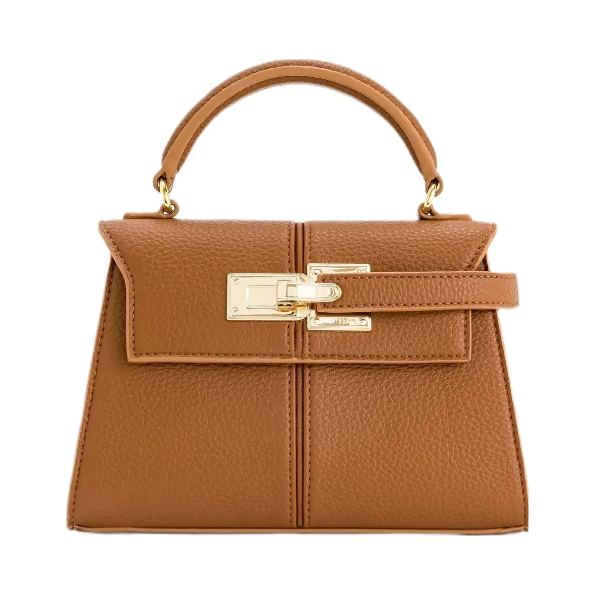 Elise Top Handle Bag - Brown