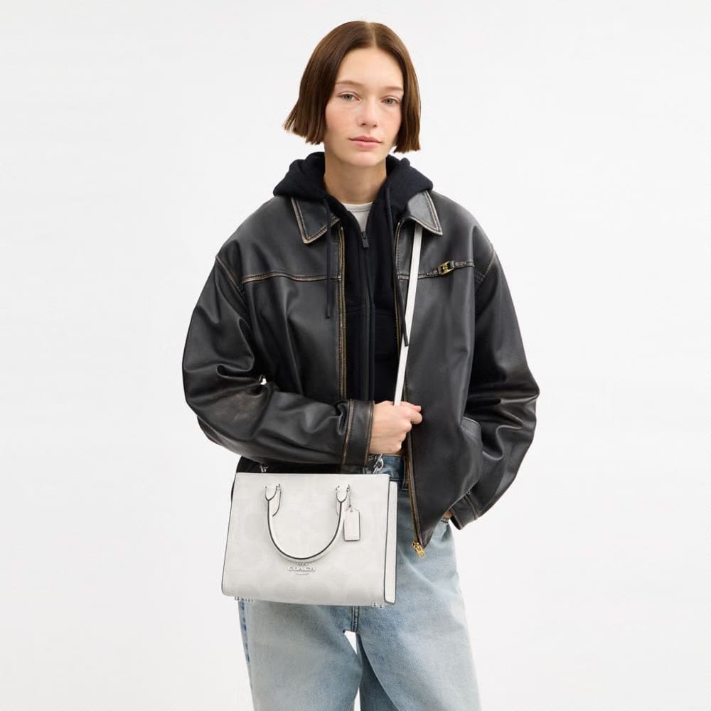 Maggie Small Tote Bag In Signature Canvas